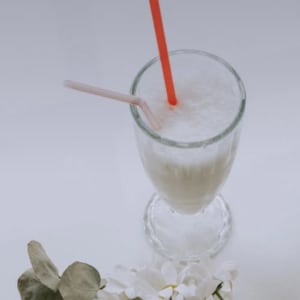 A vanilla milkshake