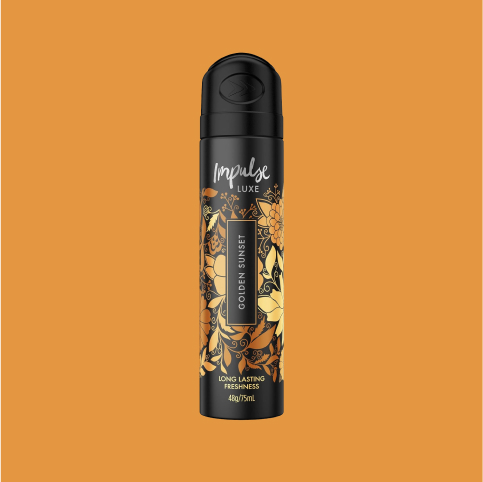 Impulse Luxe Body Spray Golden Sunset